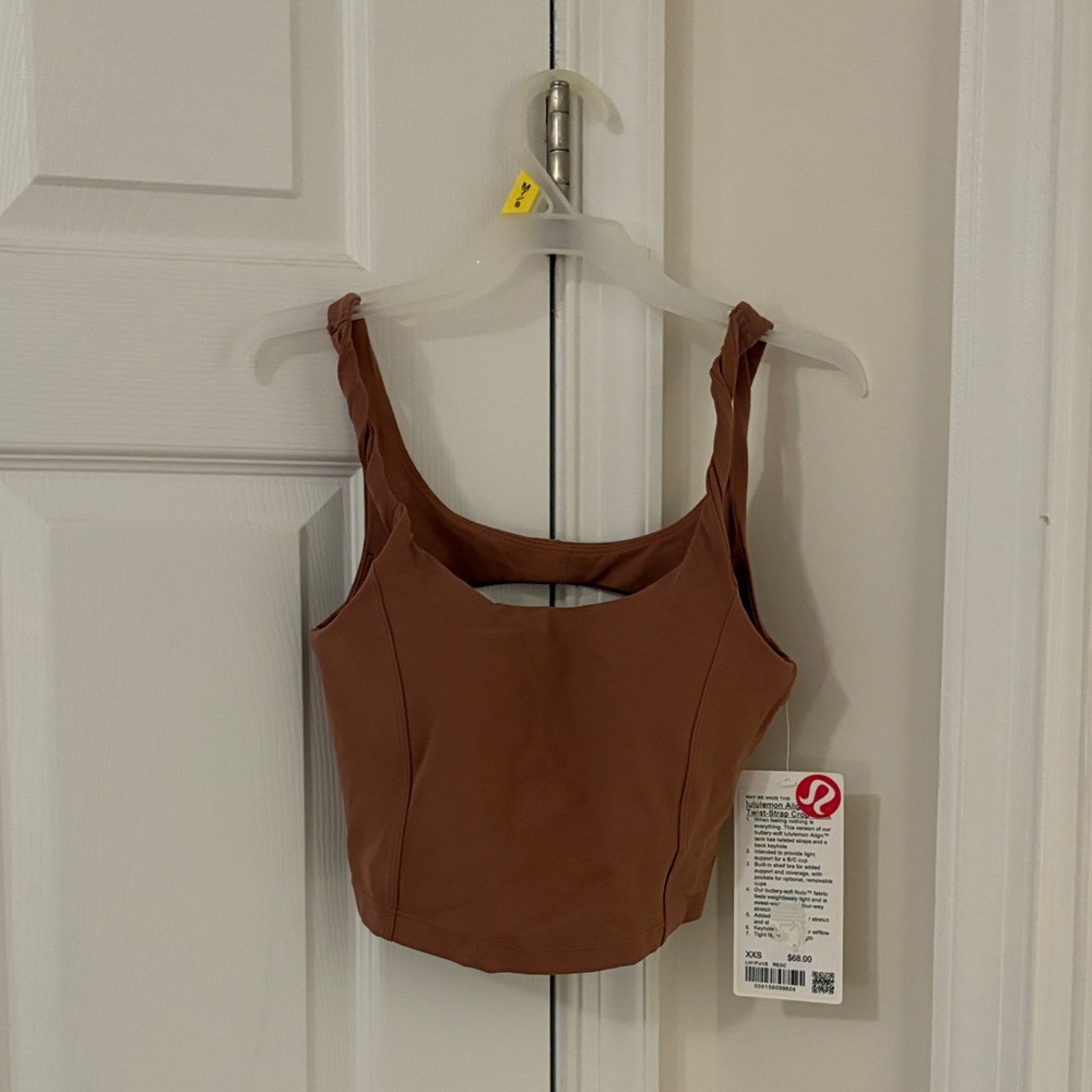 Lululemon Twist Strap Crop Tank XXS